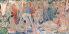 Dame Ethel Walker: Decoration: The Excursion of Nausicaa